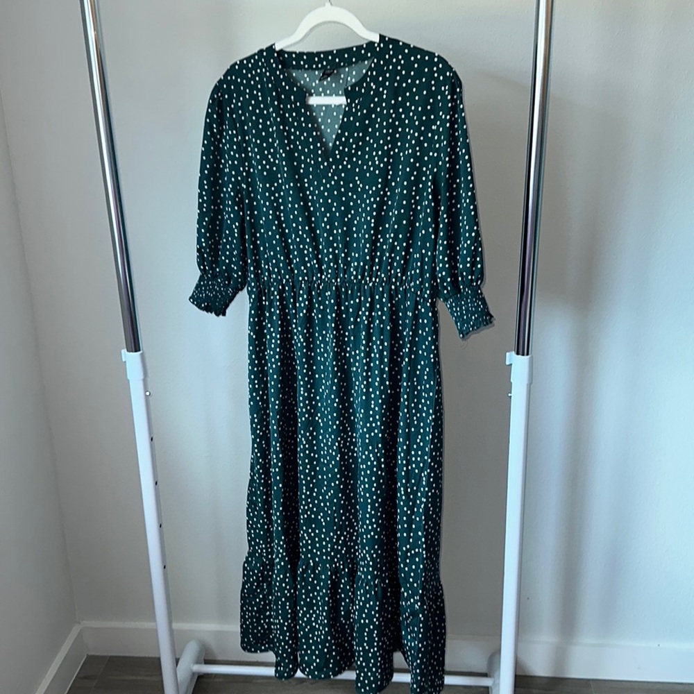 SHEIN A-line Polka Dot Dress